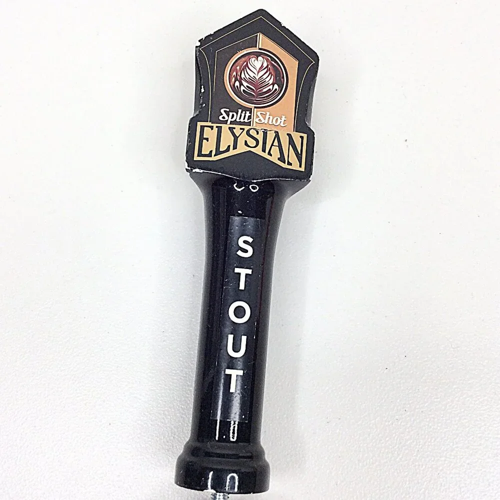Elysian Beer‎ Tap Handle Split Shot Stout Great Pumpkin Night Owl Seattle WA